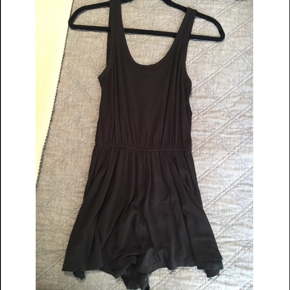 Black Casual Romper